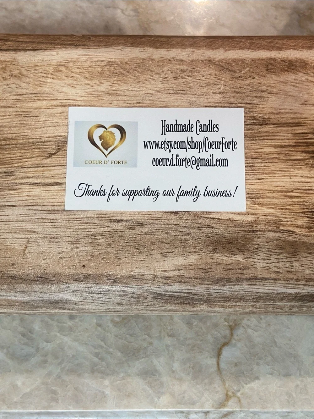 Wooden Multi-Wick Vanity Tray Candle in Cream